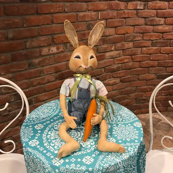 NWT Joe Spencer Gathered Traditions 28” Pascal Easter Bunny